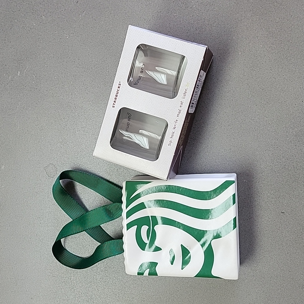 Starbucks tote holiday and Espresso Shot